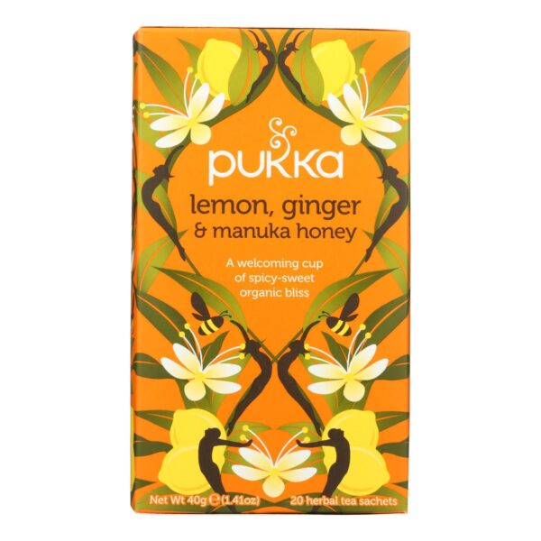 Lemon Ginger Manuka Honey Tea