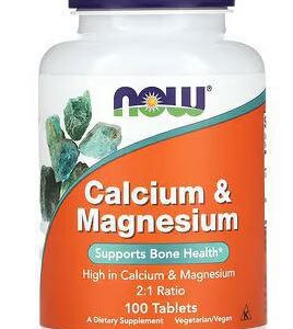 NOW Cal-Mag 500/250mg 100 tabs