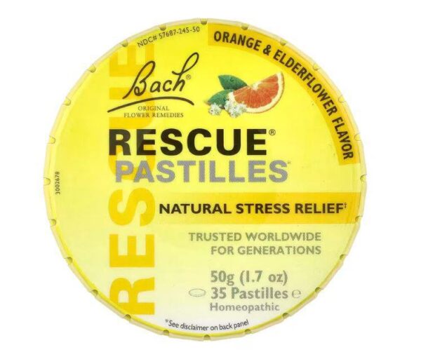 RESCUE Pastilles, Orange & Elderflower