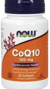 NOW CoQ10 50mg + Vit E 50ct