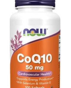 NOW CoQ10 50mg + Vit E 100ct