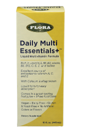 D4, Flora, Mulivitamin, Liquid, Daily Essentials (08/26)