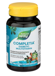 D3, Multivitamin, Diabetic, Completia Diabetic, Nature's Way (12/26)