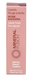 lipstick, rose sangria, mineral fusion