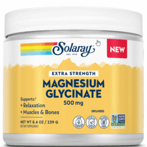 F5, Magnesium Magnesium Glycinate Powder, Solaray