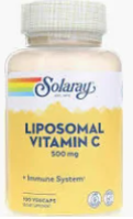 C3, Liposomal Vitamin C, 500 mg, 100 Veg Caps, Solaray