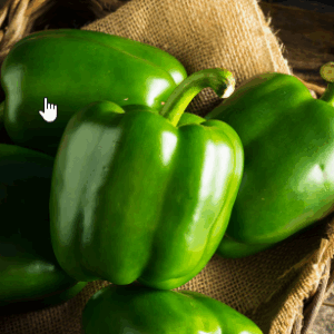 Bell Peppers, Green, Organic